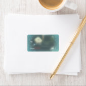 Blue Frosty S'mores Snowman 2 Cadeaulabels Etiket (Insitu)