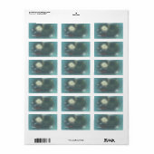 Blue Frosty S'mores Snowman 2 Cadeaulabels Etiket (Full Sheet)