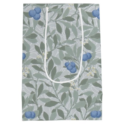 Blue Fruit, William Morris Medium Cadeauzakje (Achterkant)