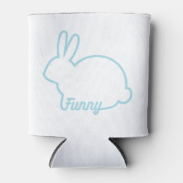 Blue Funny Bunny Koelbox cadeau voor Pasen Blikjeskoeler