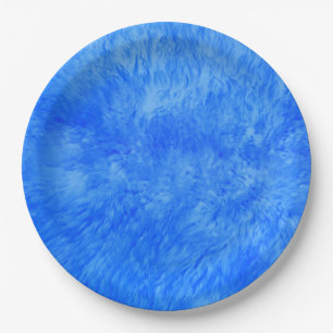 Blue Fur Frenzy Paper Bord