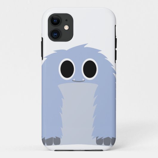 Blue Furry Monster-Hoesje Case-Mate iPhone Case (Achterkant)