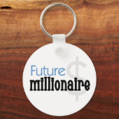 Blue Future Millionaire Sleutelhanger (Voorkant)