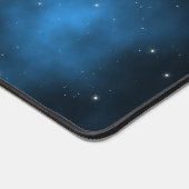 Blue galaxy aangepaste naam bureaumat (Hoek)