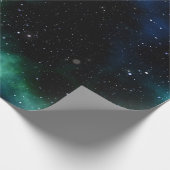 Blue Galaxy Cadeaupapier (Hoek)