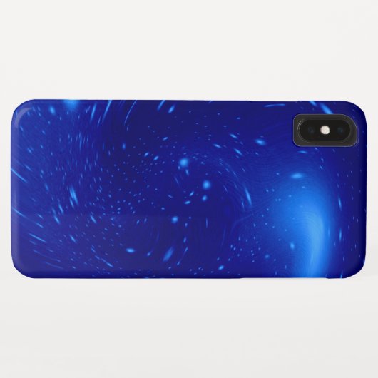 Blue Galaxy Case-Mate iPhone Case (Achterkant (horizontaal))