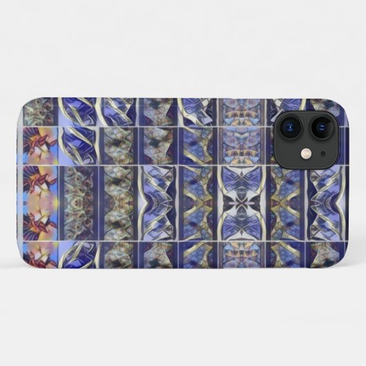 Blue Galaxy Case-Mate iPhone Case (Achterkant (horizontaal))