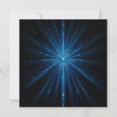 Blue Galaxy Continuum Cosmic Star Geboorte Blauw Z Kaart (Voorkant)