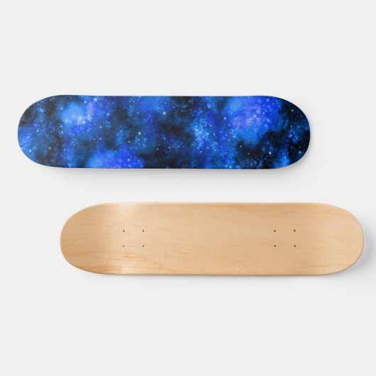 Blue Galaxy Cosmic space Persoonlijk Skateboard (Horizontaal)