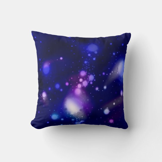 Blue Galaxy Kussen (Voorkant)