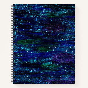 Blue Galaxy-laptop Notitieboek