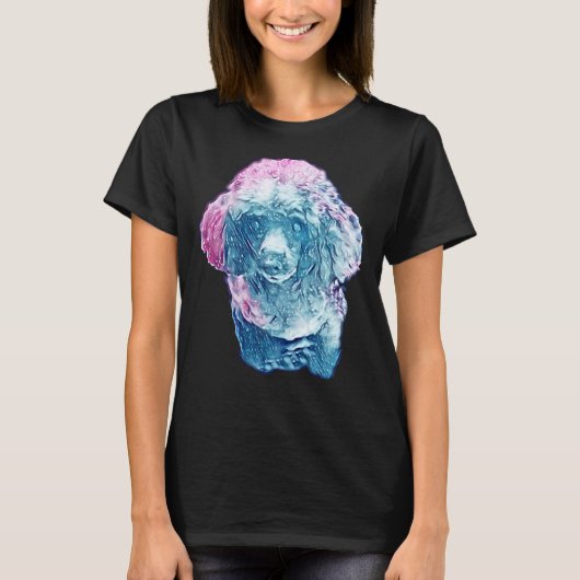 Blue Galaxy Mini Podle Long T-shirt (Voorkant)