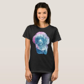 Blue Galaxy Mini Podle Long T-shirt (Voorkant volledig)
