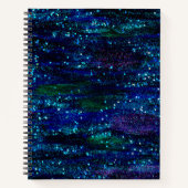 Blue Galaxy-Notitieboek Notitieboek (Voorkant)