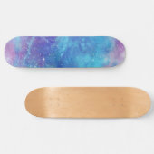 Blue Galaxy Persoonlijk Skateboard (Horizontaal)