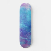 Blue Galaxy Persoonlijk Skateboard (Voorkant)