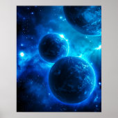 Blue Galaxy Poster (Voorkant)