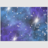 Blue Galaxy-serie Design 9-weefselpapier Tissuepapier (Voorkant)