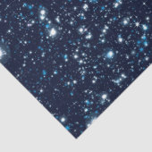 Blue Galaxy Serie Ontwerp 7 Tissuepapier (Detail)