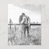 Blue Galaxy Space Photo Budget Weddenschap (Achterkant)