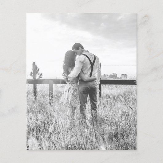 Blue Galaxy Space Photo Budget Weddenschap (Achterkant)