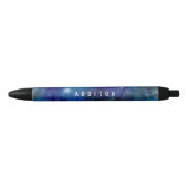 Blue Galaxy Stars Persoonlijke naam Pen (Voorkant)