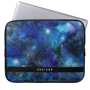Blue Galaxy Stars speciale laptophoes Laptop Sleeve