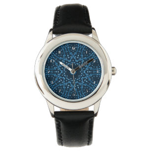 Blue Galaxy Stars Wrist Watch Horloge