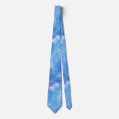 Blue Galaxy Waterverf Star Space Stropdas (Voorkant)