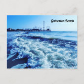 Blue Galveston Briefkaart (Voorkant)