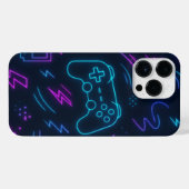 Blue Game Controller Phone Case Stylish iPhone Hoesje (Achterkant horizontaal)