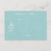Blue Ganesha Wedding Advice & Wishes Kaarten (Voorkant)