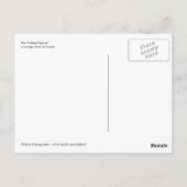 Blue Garage-deur in Frankrijk: geen parkeerteken Briefkaart (Achterkant)