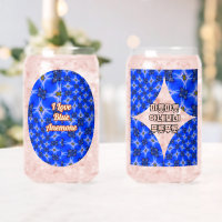 Blue Garden Anemone Pattern