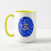 Blue Garden Anemone Pattern Mok (Links)