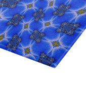 Blue Garden Anemone Pattern Snijplank (Hoek)