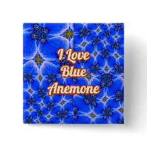Blue Garden Anemone Pattern