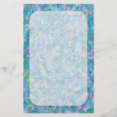 "Blue Garden" fijn gevoerd briefpapier (Voorkant)