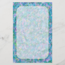 "Blue Garden" fijn gevoerd briefpapier