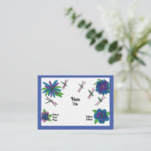Blue Garden Visitekaartje (Staand voorkant)