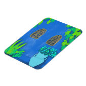 Blue Garden Wall Majorelle Marokko Magneet (Linkerzijde)