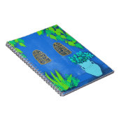 Blue Garden Wall Majorelle Marokko Notitieboek (Rechterzijde)