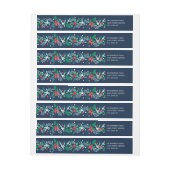 Blue Garland - Retouradreslabels (Vel)