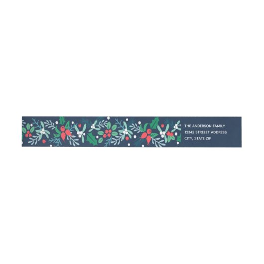 Blue Garland - Retouradreslabels (Individueel)