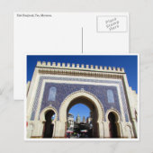 blue gate marokko briefkaart (Voorkant / Achterkant)