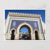 blue gate marokko briefkaart (Voorkant)