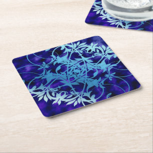 Blue Gate Square Paper Onderzetter