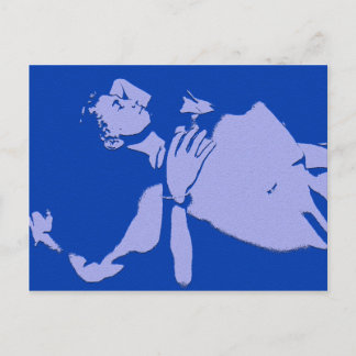 Blue Gay Love Briefkaart