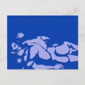 Blue Gay Love Briefkaart (Voorkant)