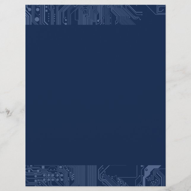 Blue Geek Motherboard Circuit Patroon (Voorkant)